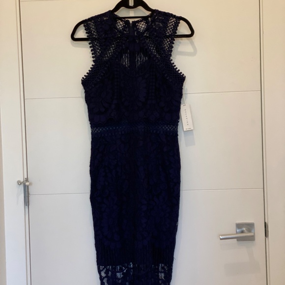 Occasion by Dex Blue Lace Dress - NWT - S - Picture 4 of 9